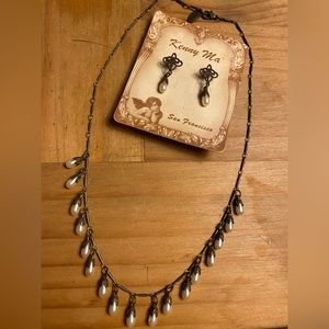 Kenny Ma earring and necklace set